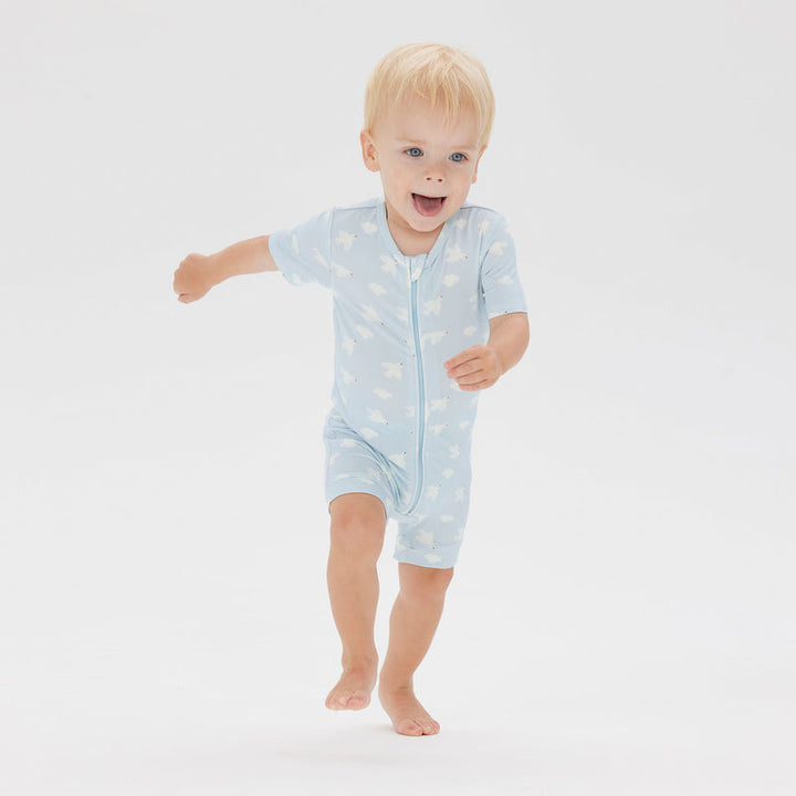 Onesie | Day or Night Short Sleeve - Bird Song