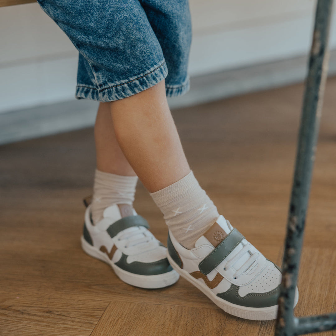 Shoes | XO Trainer - Khaki/Tan Combo