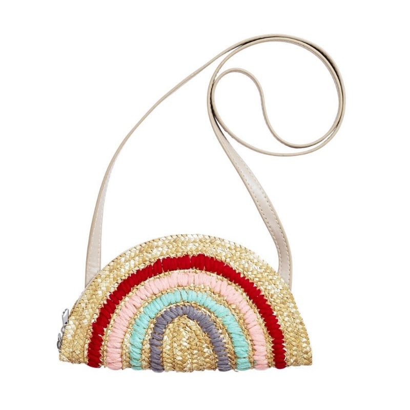 Handbag | Straw - Rainbow