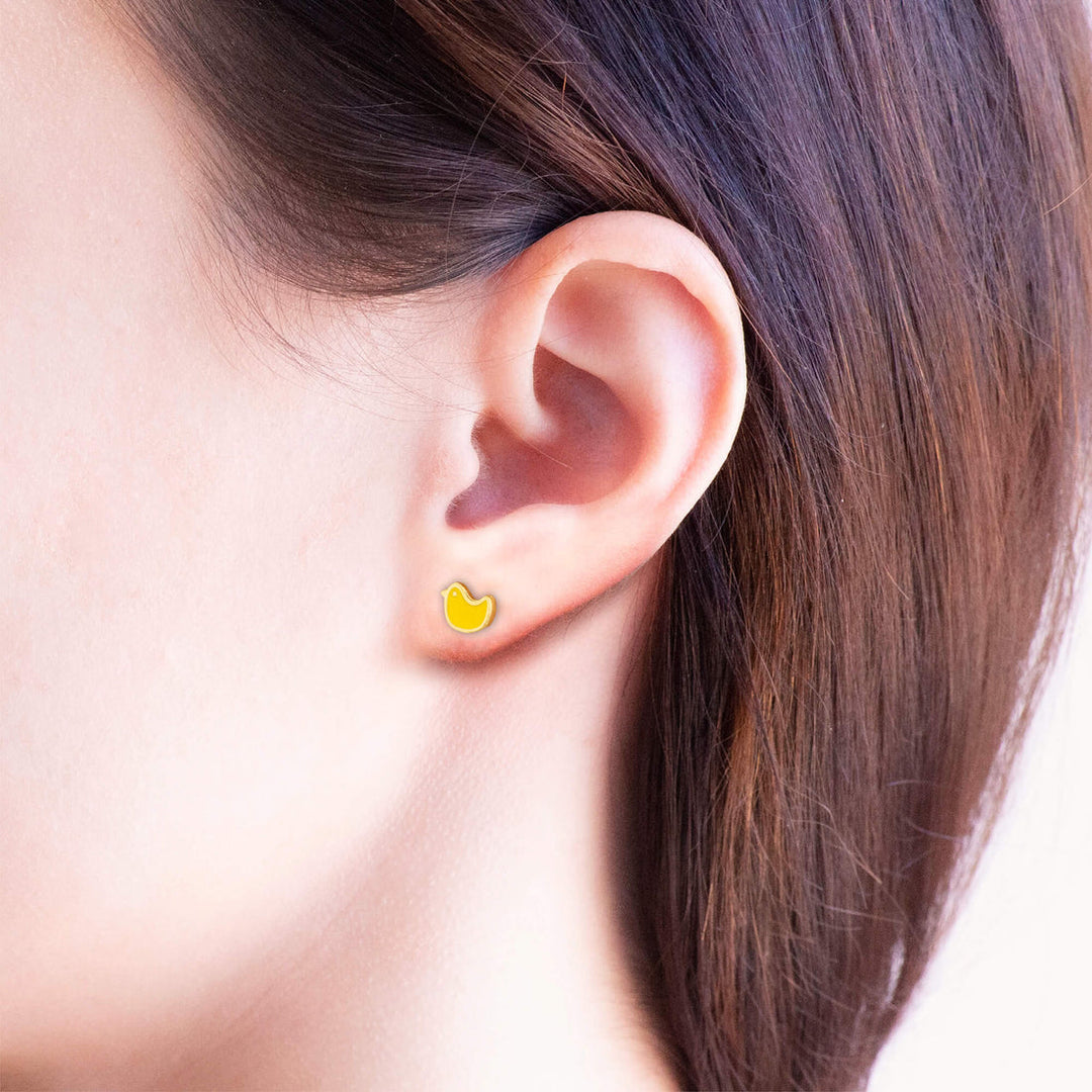 Earrings | Duck - Gold