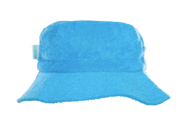 Hat | Terry Towelling Bucket - Azure