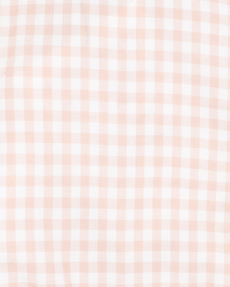 Hat | Morgan - Pink Gingham