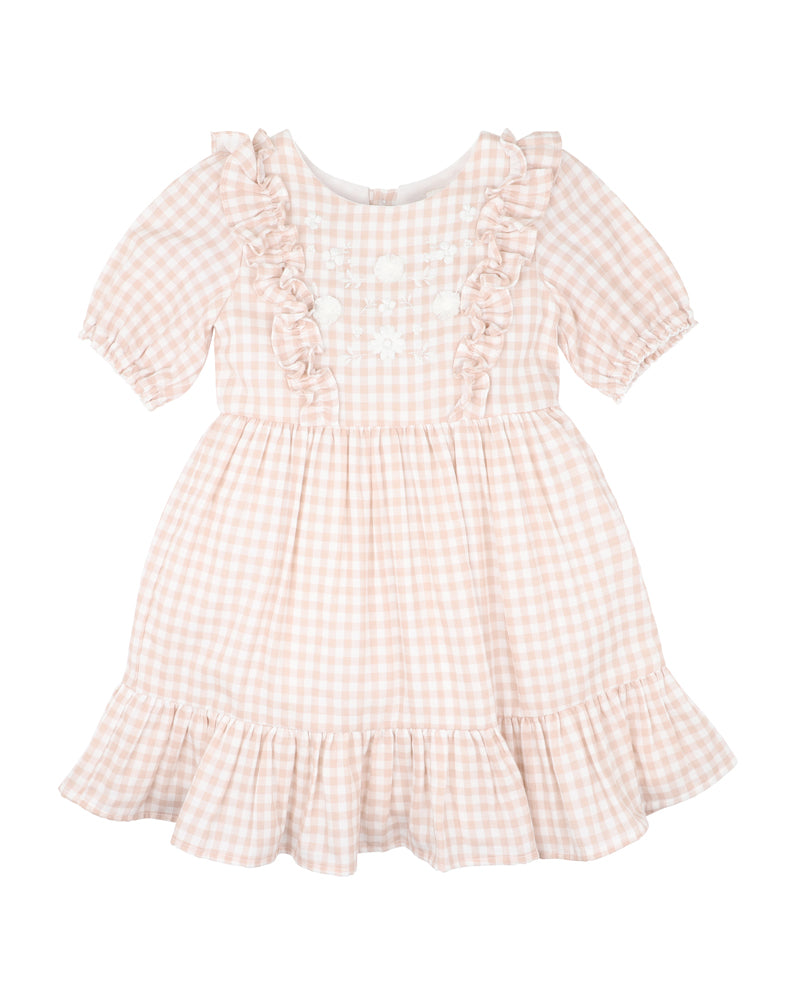 Dress | Morgan - Pink Gingham