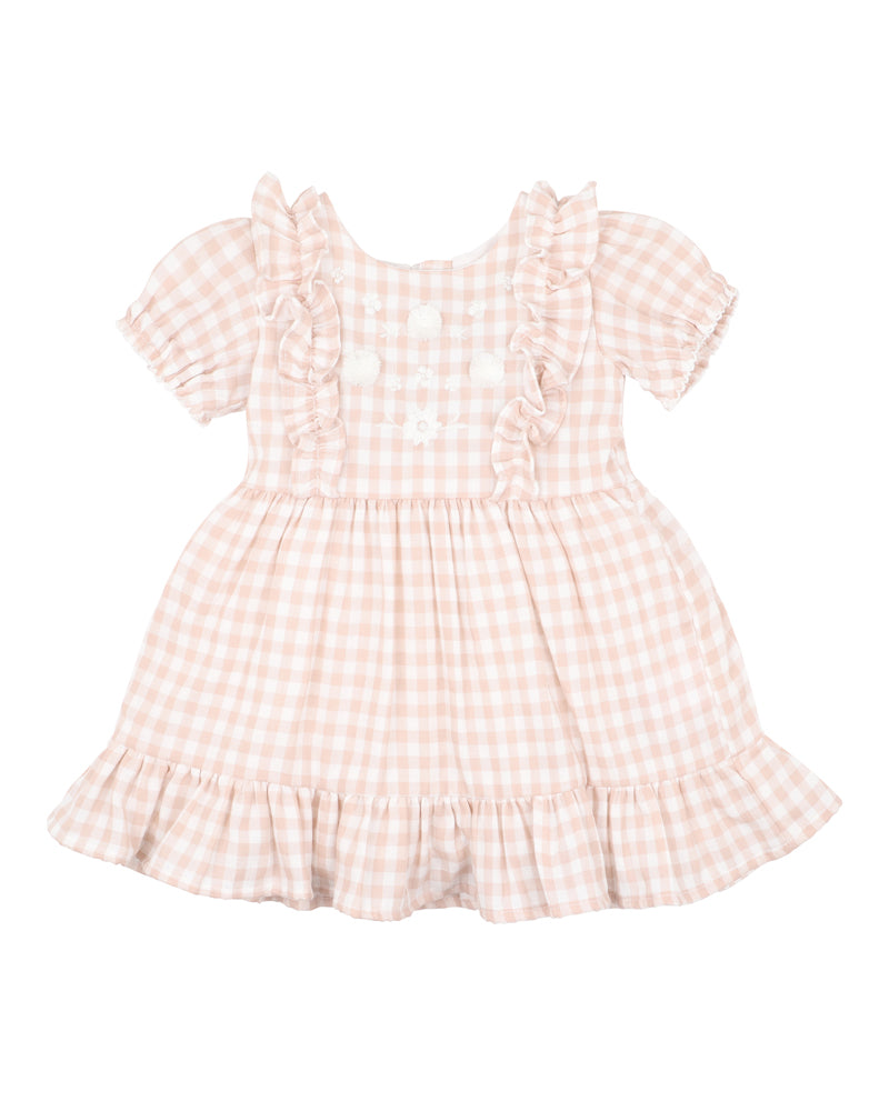 Dress | Morgan - Pink Gingham