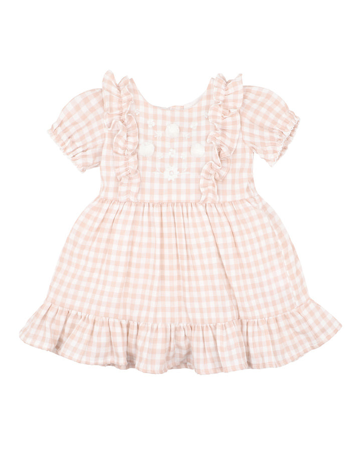 Dress | Morgan - Pink Gingham