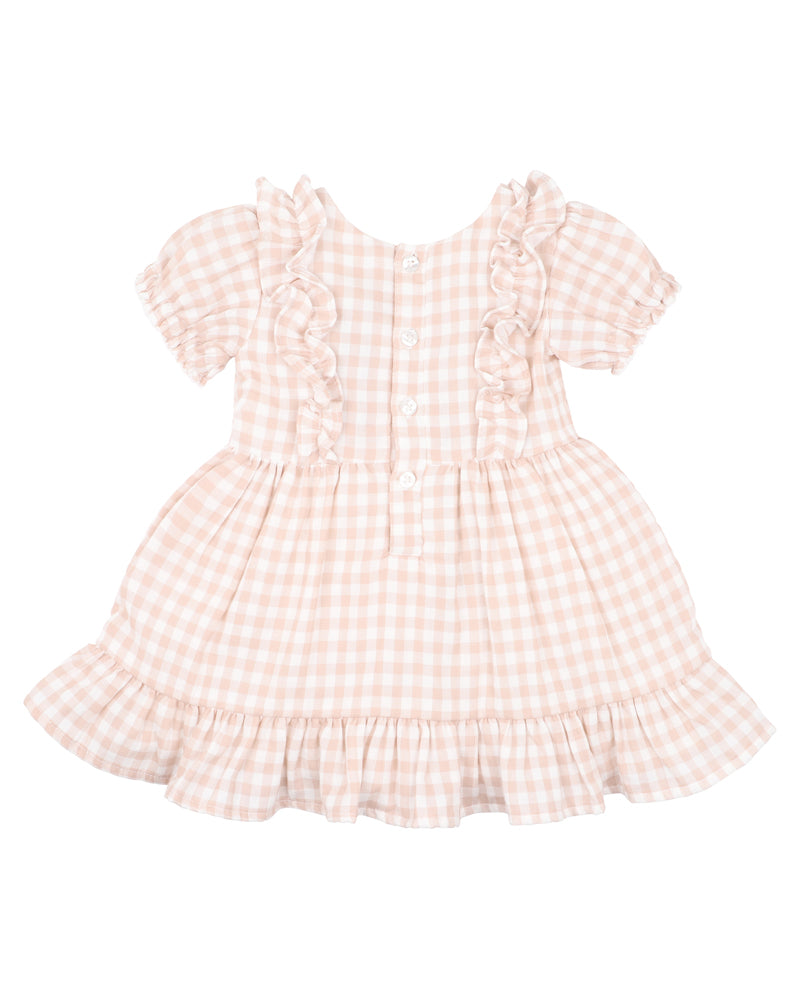 Dress | Morgan - Pink Gingham