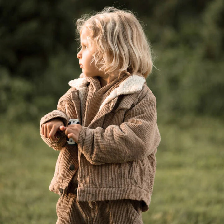 Jacket | Organic "Lennox" Sherpa Jacket - Tan