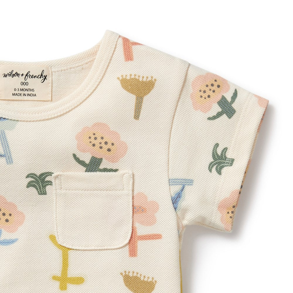 Tee | Organic - Cookie Cut Floral