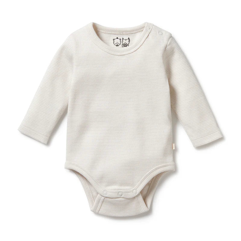 Bodysuit | Organic Long Sleeve - Clay