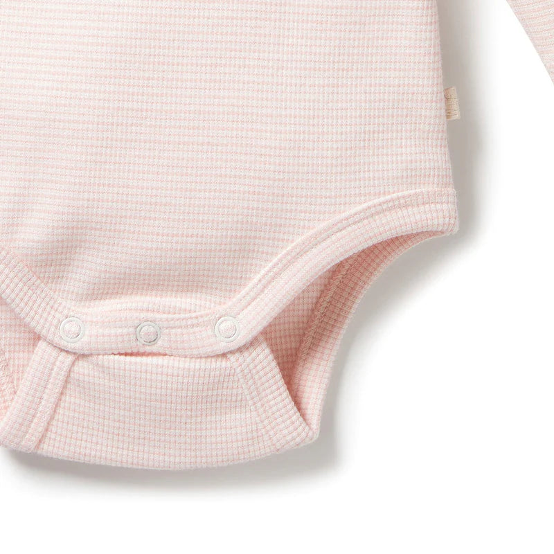 Bodysuit | Organic Long Sleeve - Cantaloupe