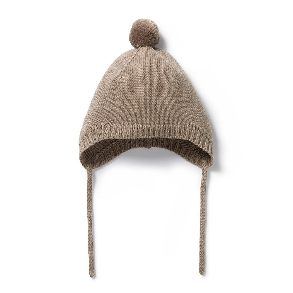 Knitted Bonnet | Walnut