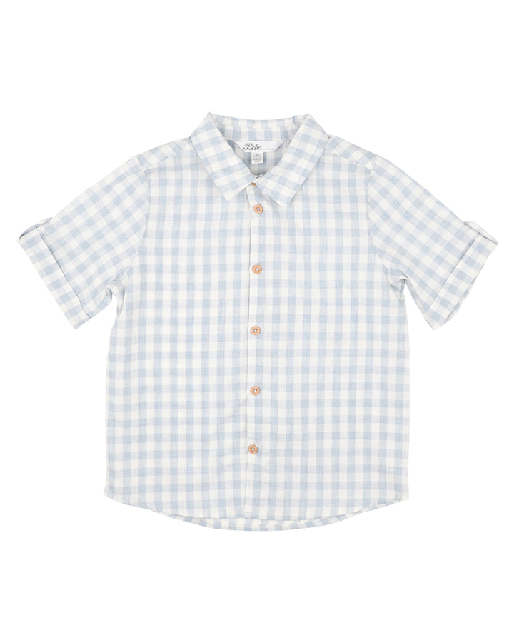 Shirt | Harry - Blue Check