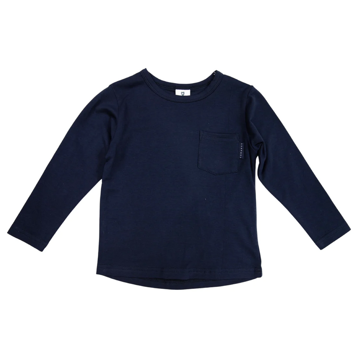 Top | Pocket Long Sleeve - Navy