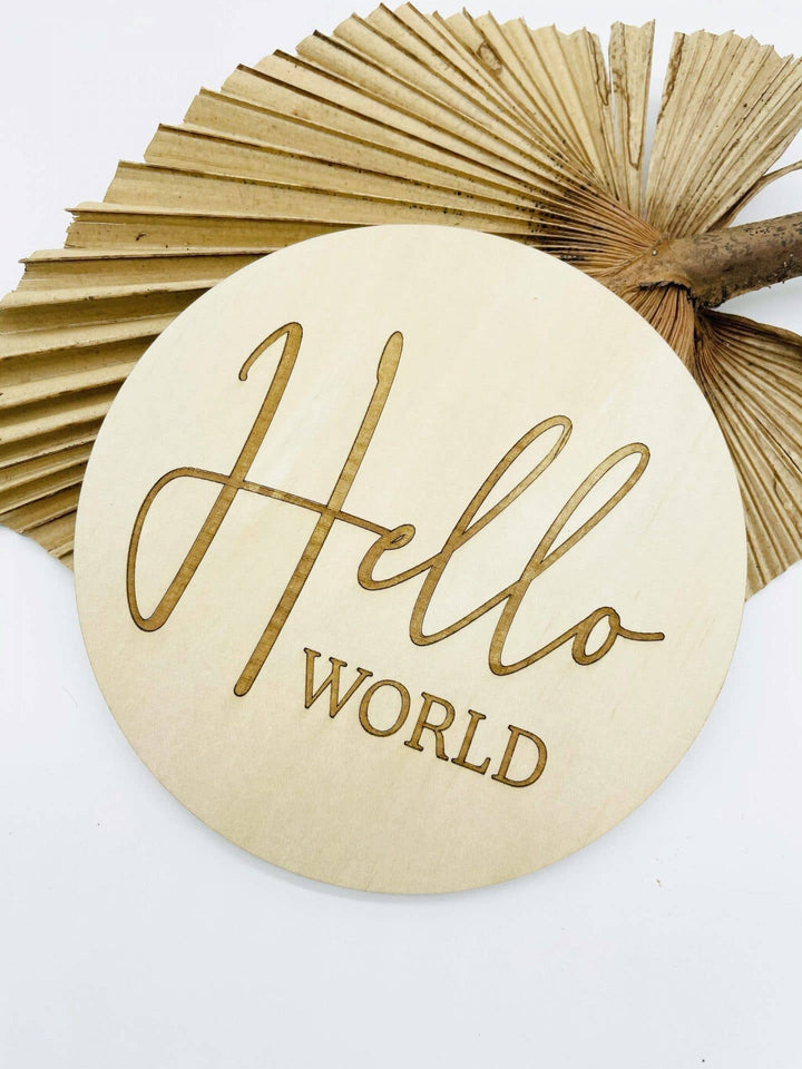 Announcement Disc - Hello World