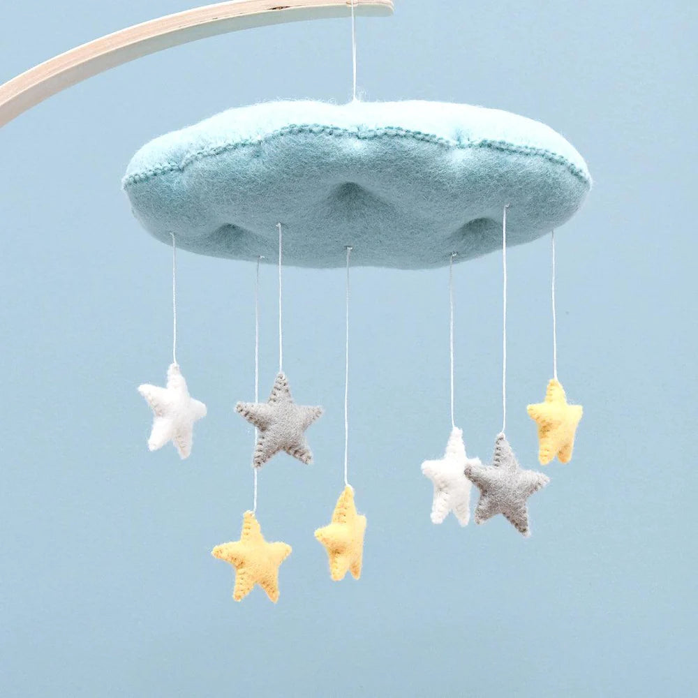 Nursery Mobile | Stars - 3D Blue