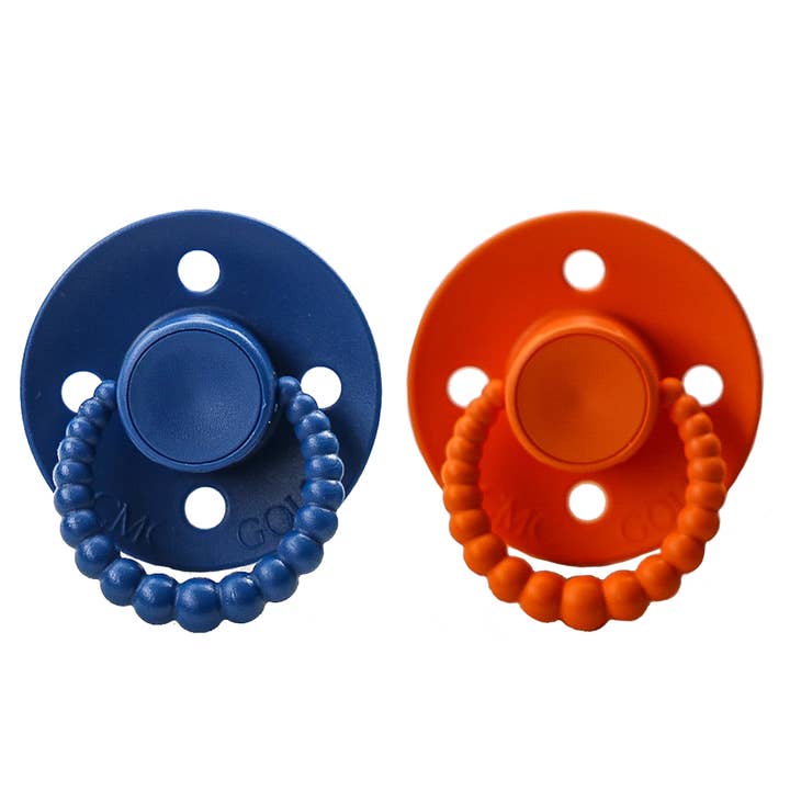 2pk Dummies - Navy & Tangerine