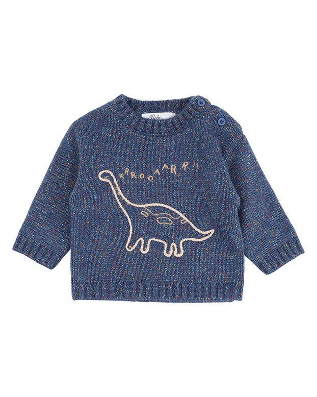 Jumper | Knitted - Isaac Dinosaur