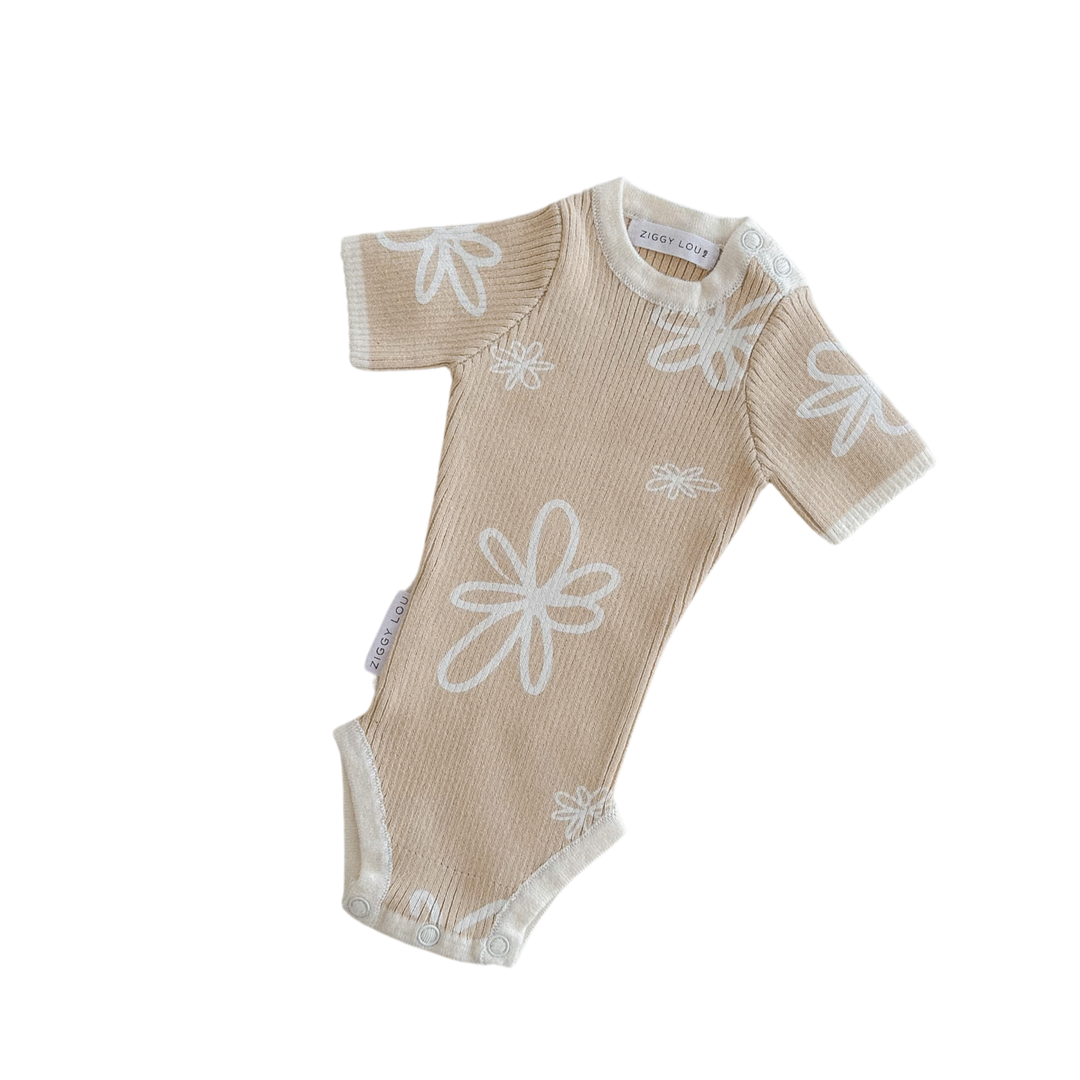 Bodysuit | Summer Ribbed - GIA Latte