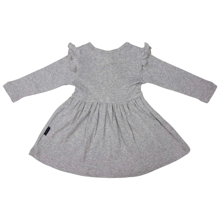 Dress | Long Sleeve - Grey Marle