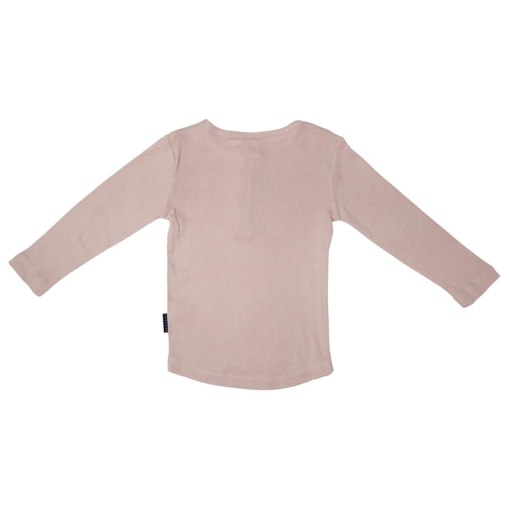 Top | Henley Long Sleeve - Dusty Pink