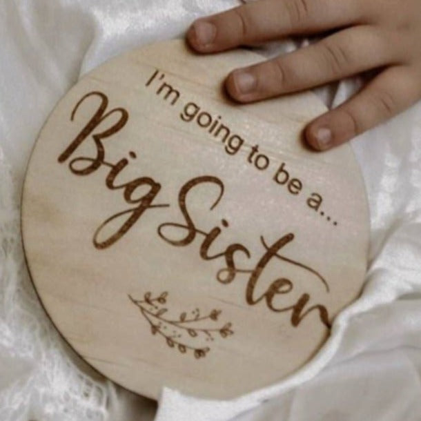 Announcement Disc | I'm going to be a... - Big Sister