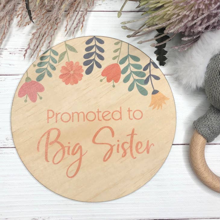 Plaque | Promoted to Big - Sister/Brother