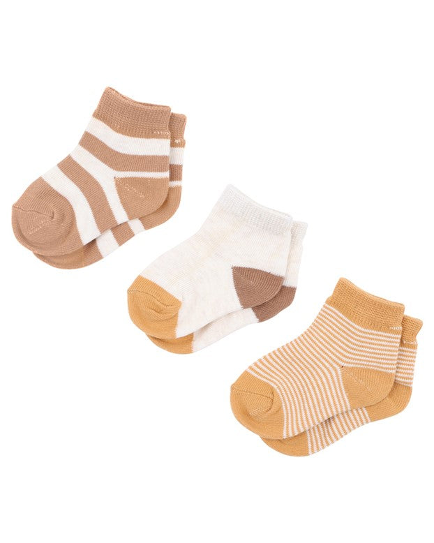 Socks | 3pk Baby - Neutrals