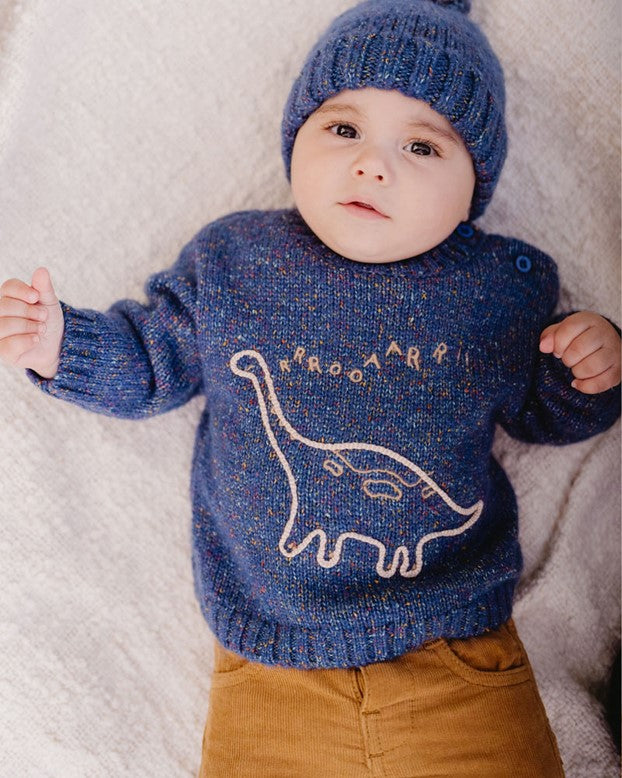 Jumper | Knitted - Isaac Dinosaur