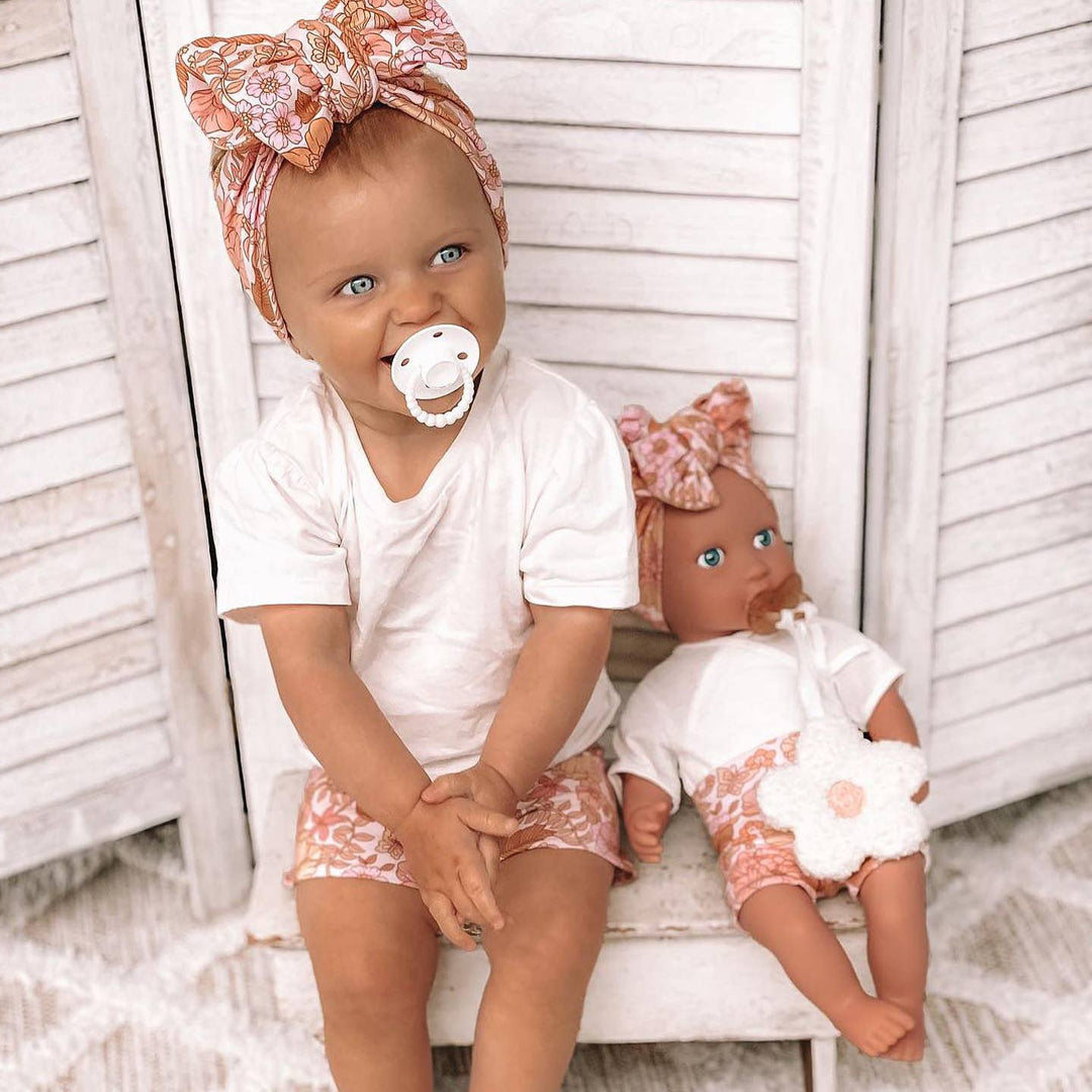 2pk Dummies - Apricot + Baby Pink