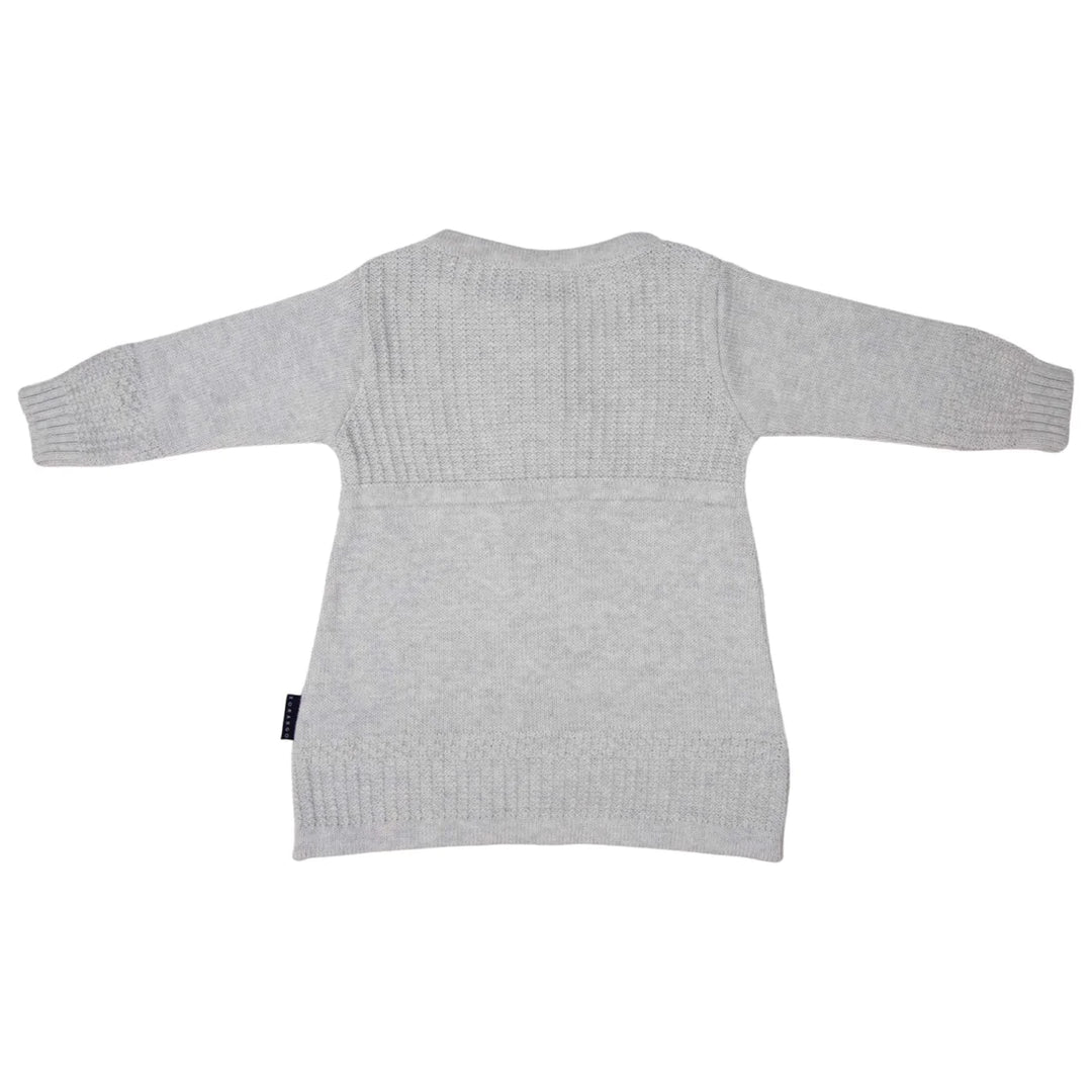 Dress | Long Sleeve Knit - Grey Marle