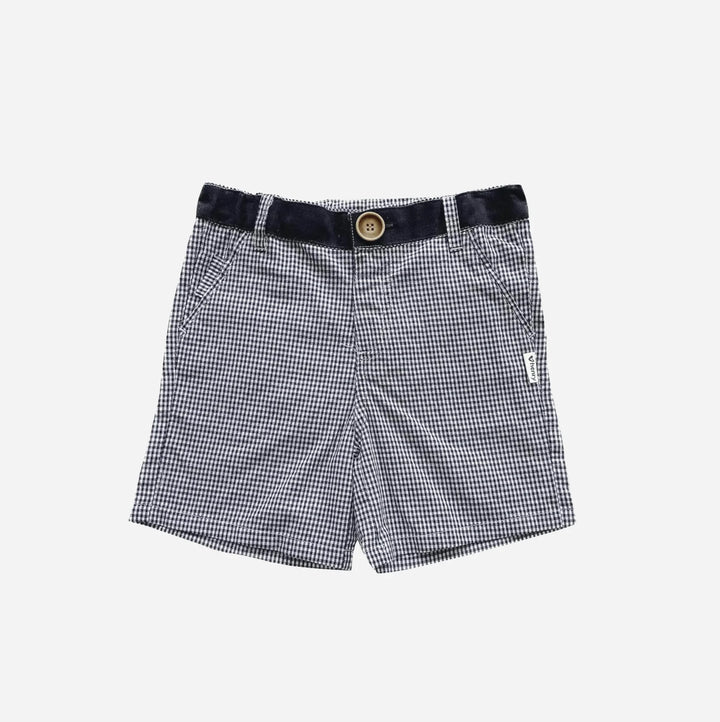 Shorts | Oscar - Navy Gingham