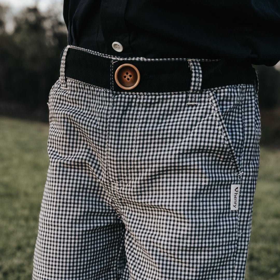 Shorts | Oscar - Navy Gingham