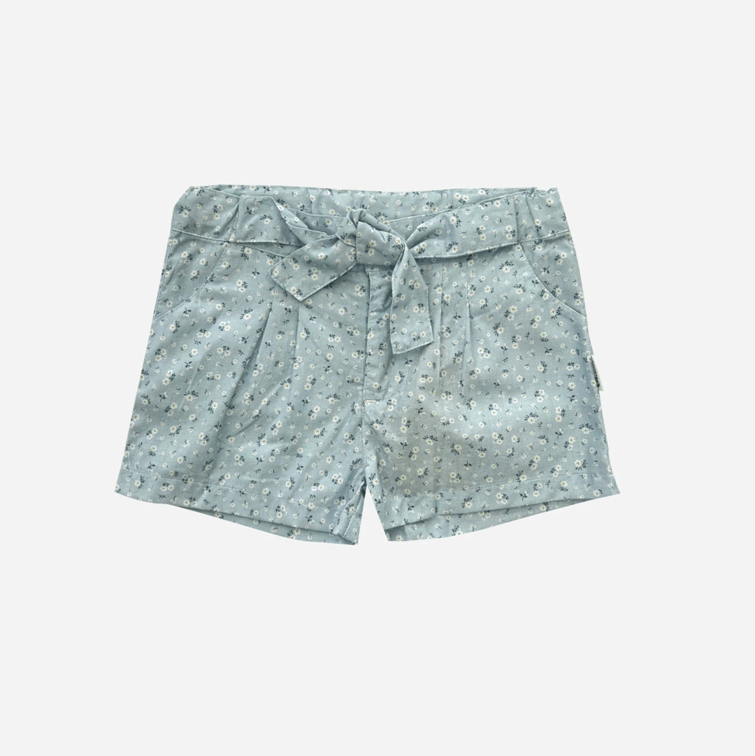 Shorts | Tie Waist - Pansy Blue