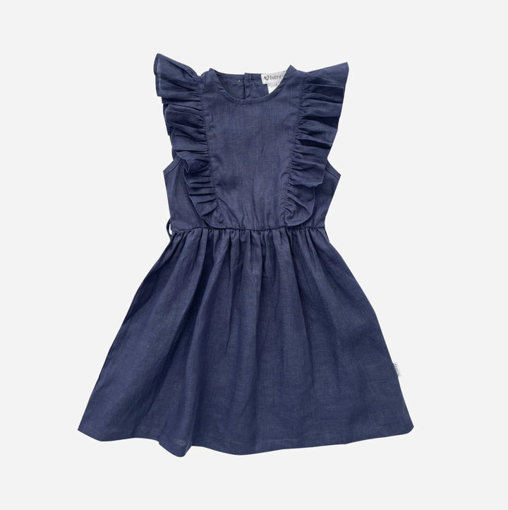 Dress | Florence - Navy Linen