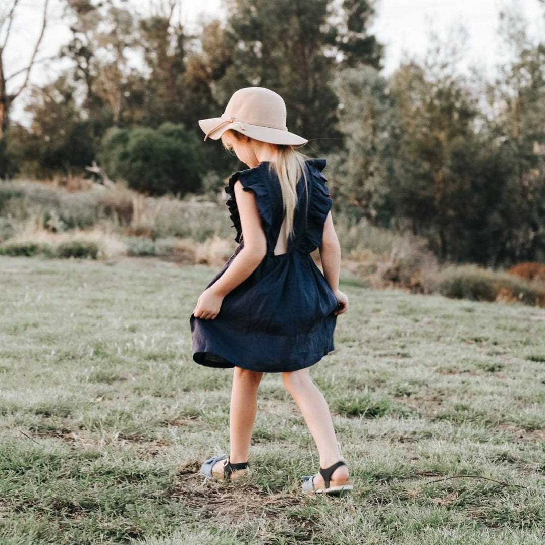 Dress | Florence - Navy Linen