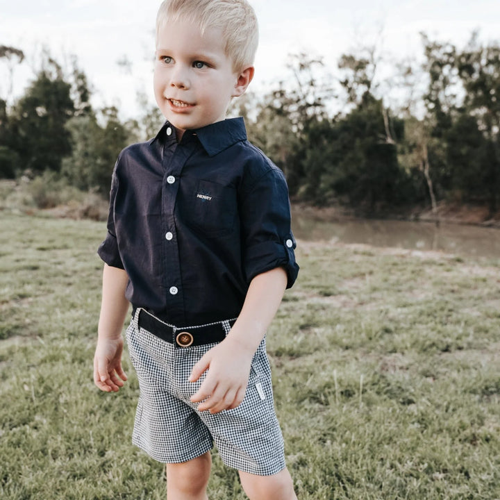 Shirt | Dress - Navy