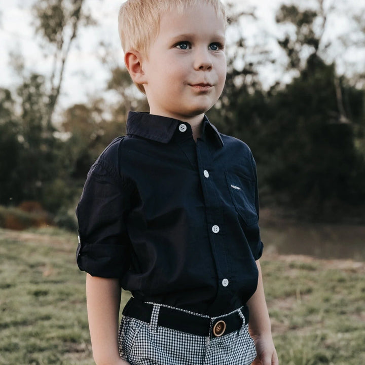 Shirt | Dress - Navy