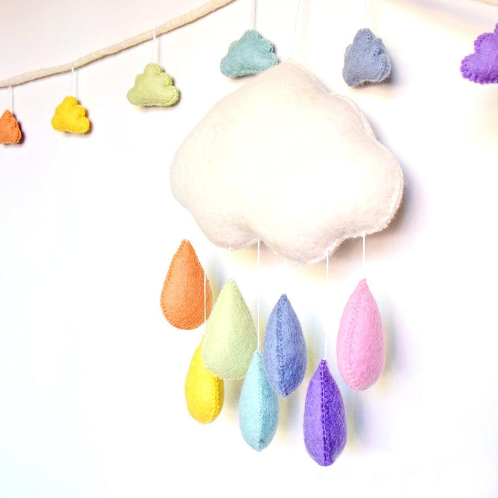 Wall Hanging | Raindrops - Pastel