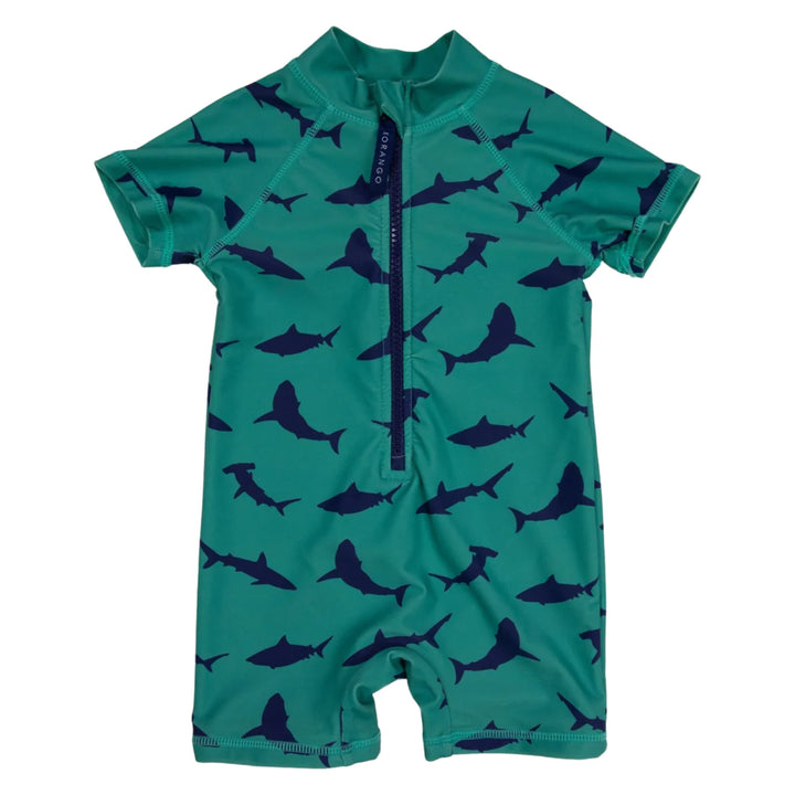 Swimsuit | Shark - Green