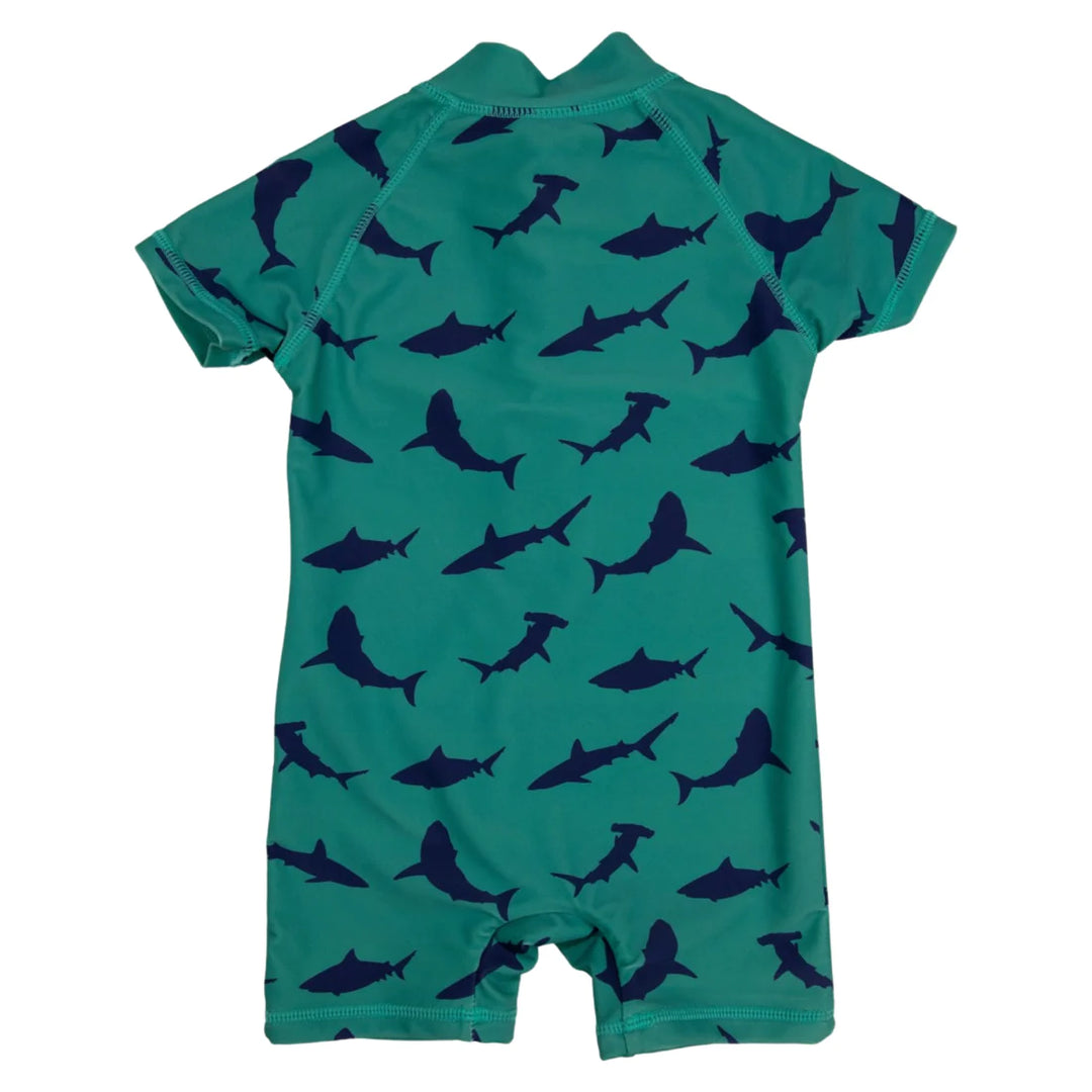 Swimsuit | Shark - Green