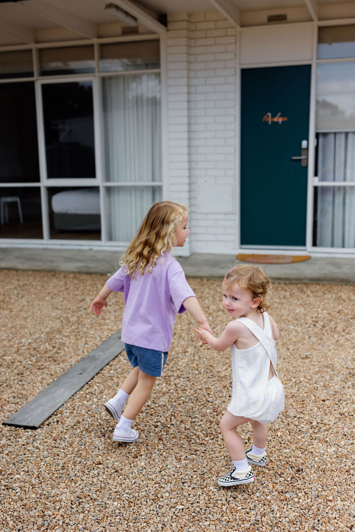 Dress & Bloomers | Mackenzie - Yellow Stripe