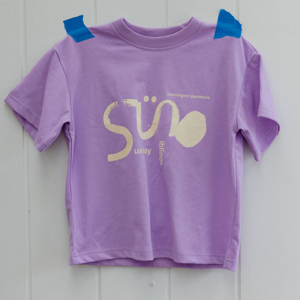 Tee | IL SOLE - Purple + Cream