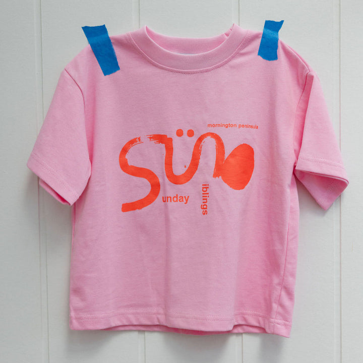 Tee | IL SOLE - Pink + Red