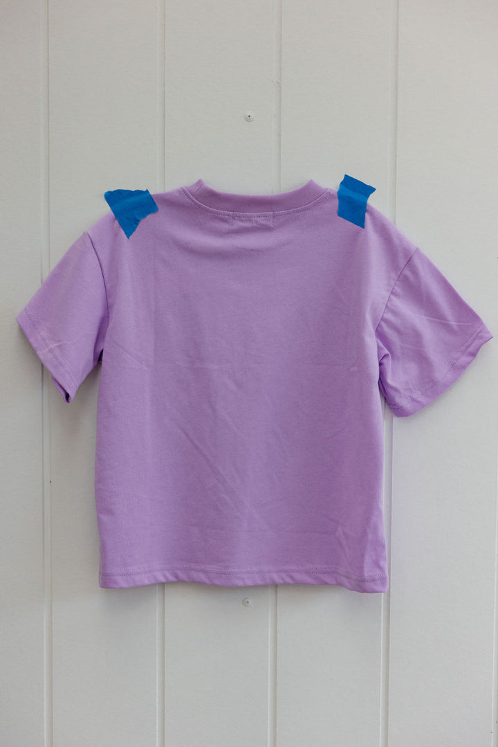 Tee | IL SOLE - Purple + Cream