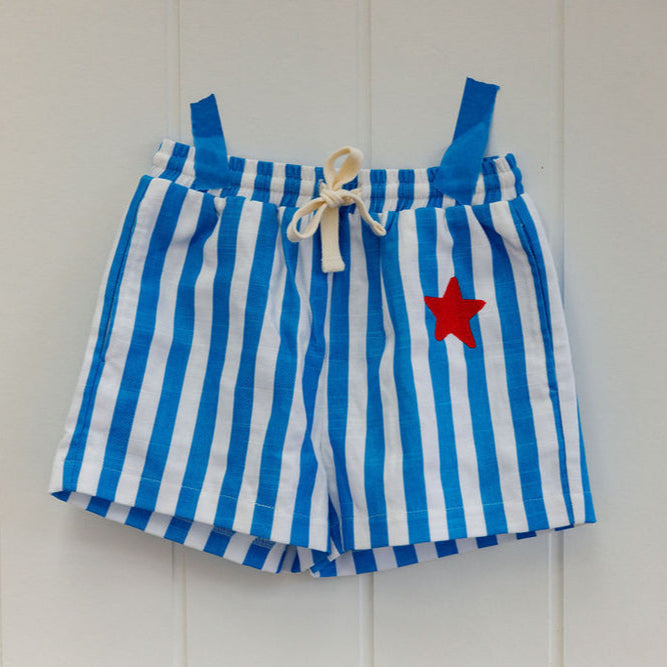 Shorts | Dizzy Star - Blue Stripe