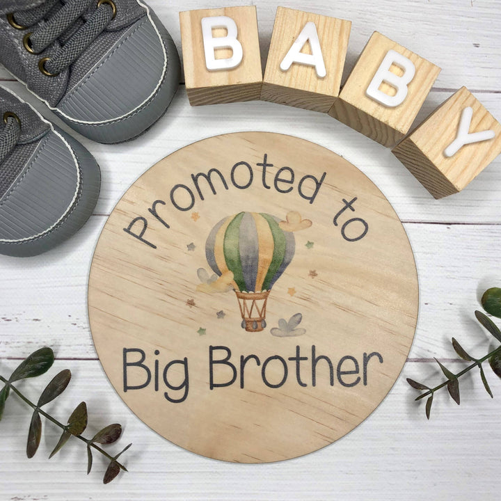 Plaque | Promoted to Big - Sister/Brother